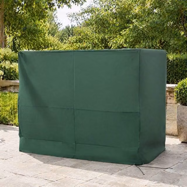 STILVORA Water Repellent Outdoor Swing Chair Cover, Green, W: 240 cm, D: 133 cm – 1