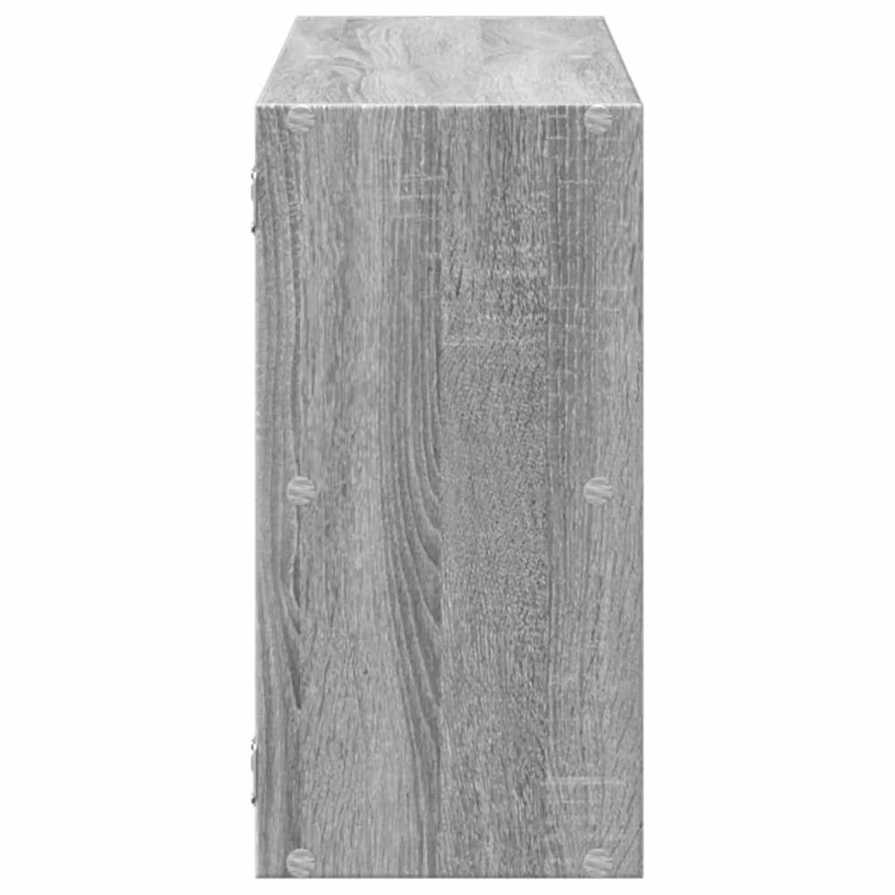 Berkfield Home Wall Mounted Shelf in Grey Sonoma, W/D/H: 100 x 25 x 50 cm – 3