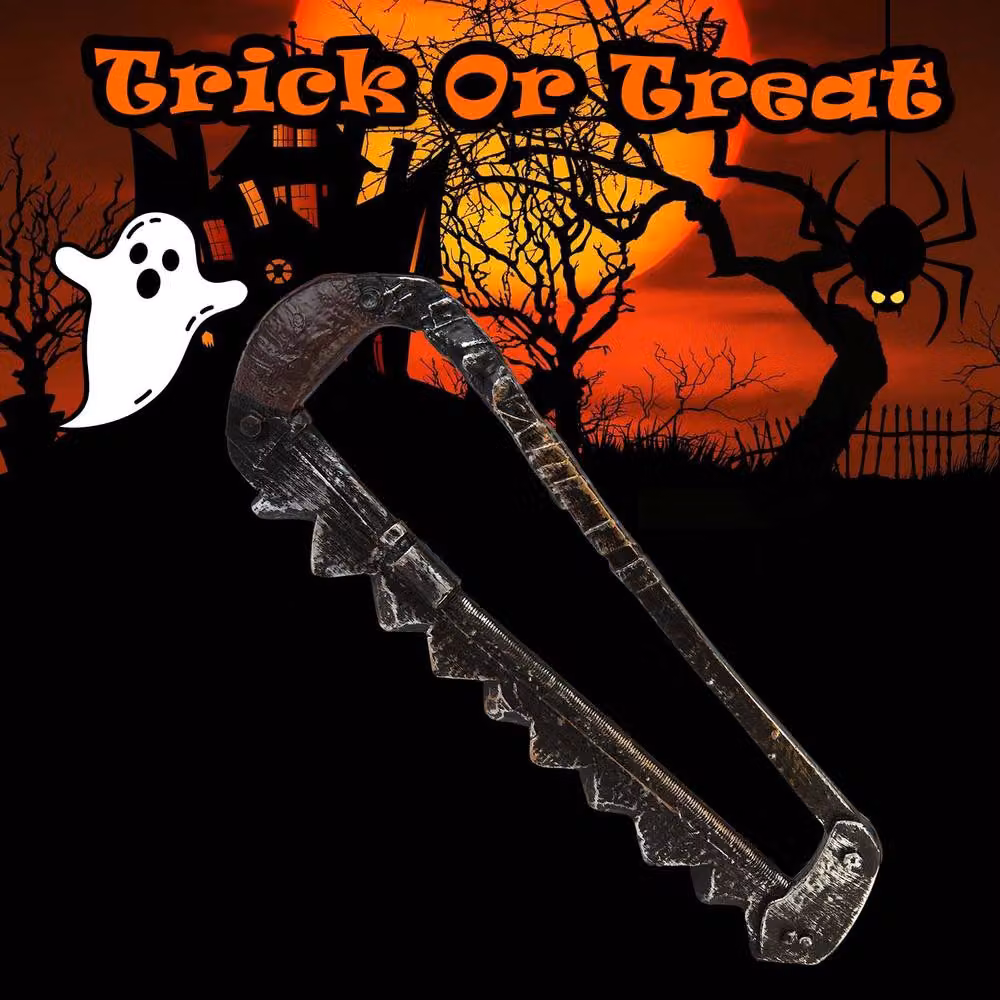 VFM e-Store Halloween Giant Hacksaw Prop Decoration in Grey – 3