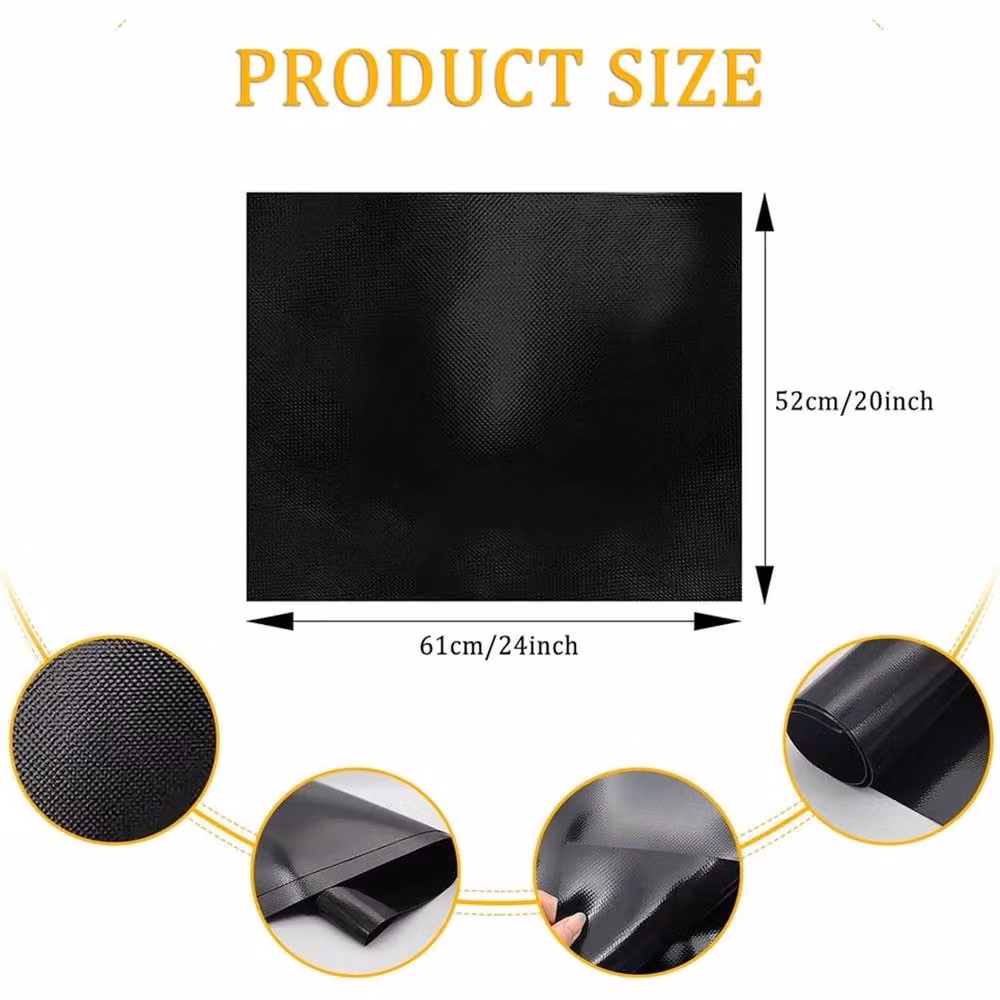 SPETLEK Large Black Silicone Induction Hob Mat Anti-Scratch Kitchen Protector Cover – 2