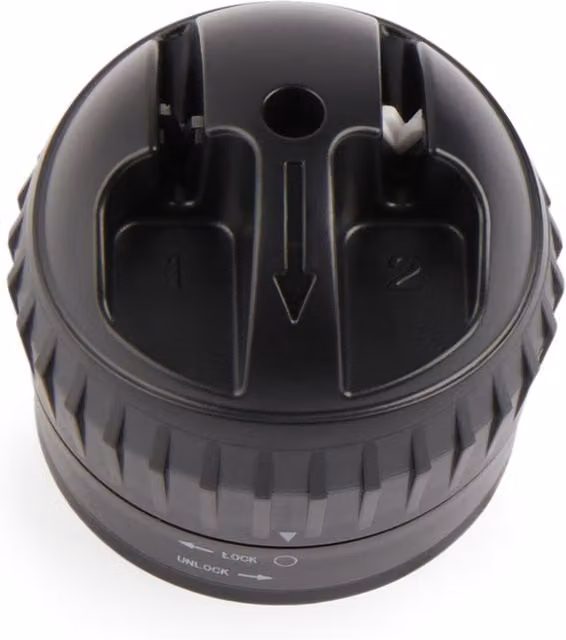Salter Twist & Lock Ceramic Knife Sharpener - Black