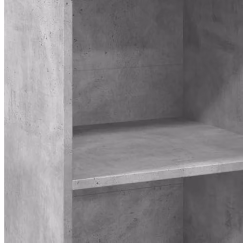 vidaXL Modern Highboard in Concrete Grey, MDF, W/D/H: 45 x 41 x 124 cm – 3