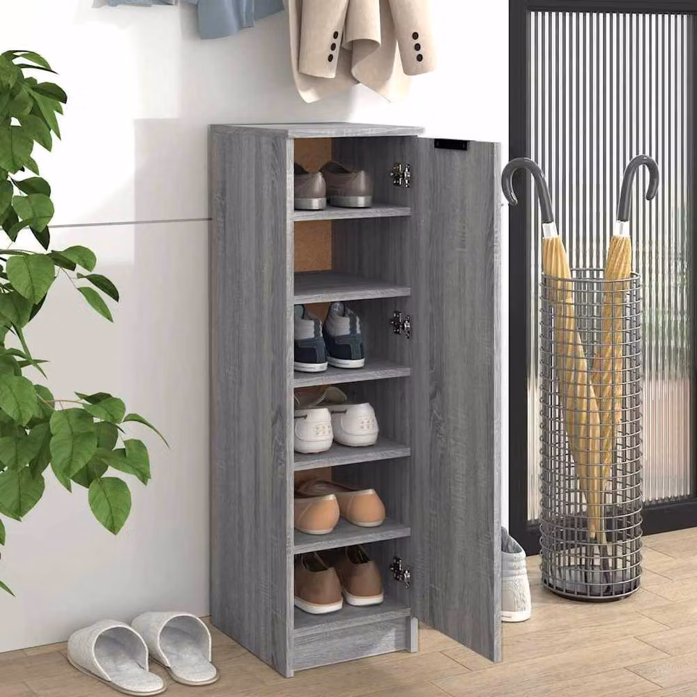Berkfield Home Grey Sonoma Shoe Cabinet W/D/H: 30 x 35 x 100 cm – 2