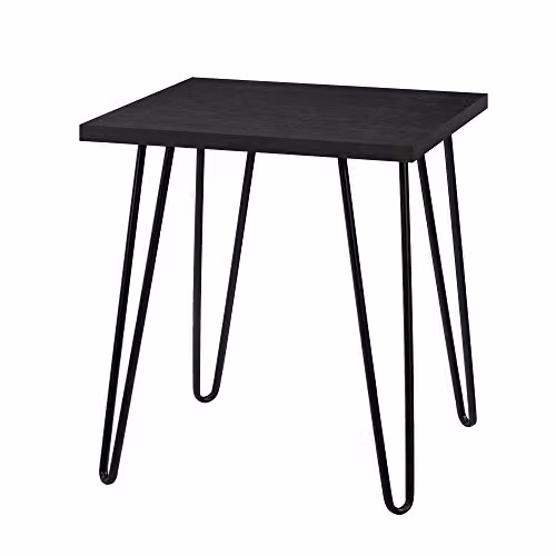 DHP Furniture Owen End and Side Table in Black – 1