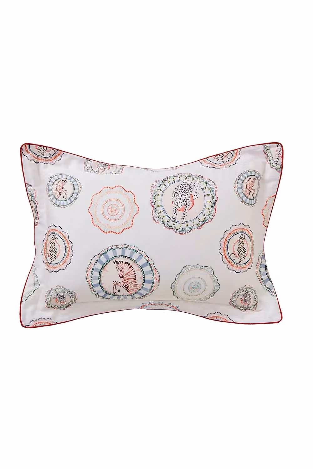 Yvonne Ellen Vintage Plates Cotton Duvet Cover and Pillowcase Set, Multicolour, W: 180 cm, H: 200 cm – 2