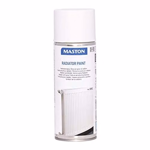 Maston Gloss White Radiator Spray Paint for Metal, 400 ml