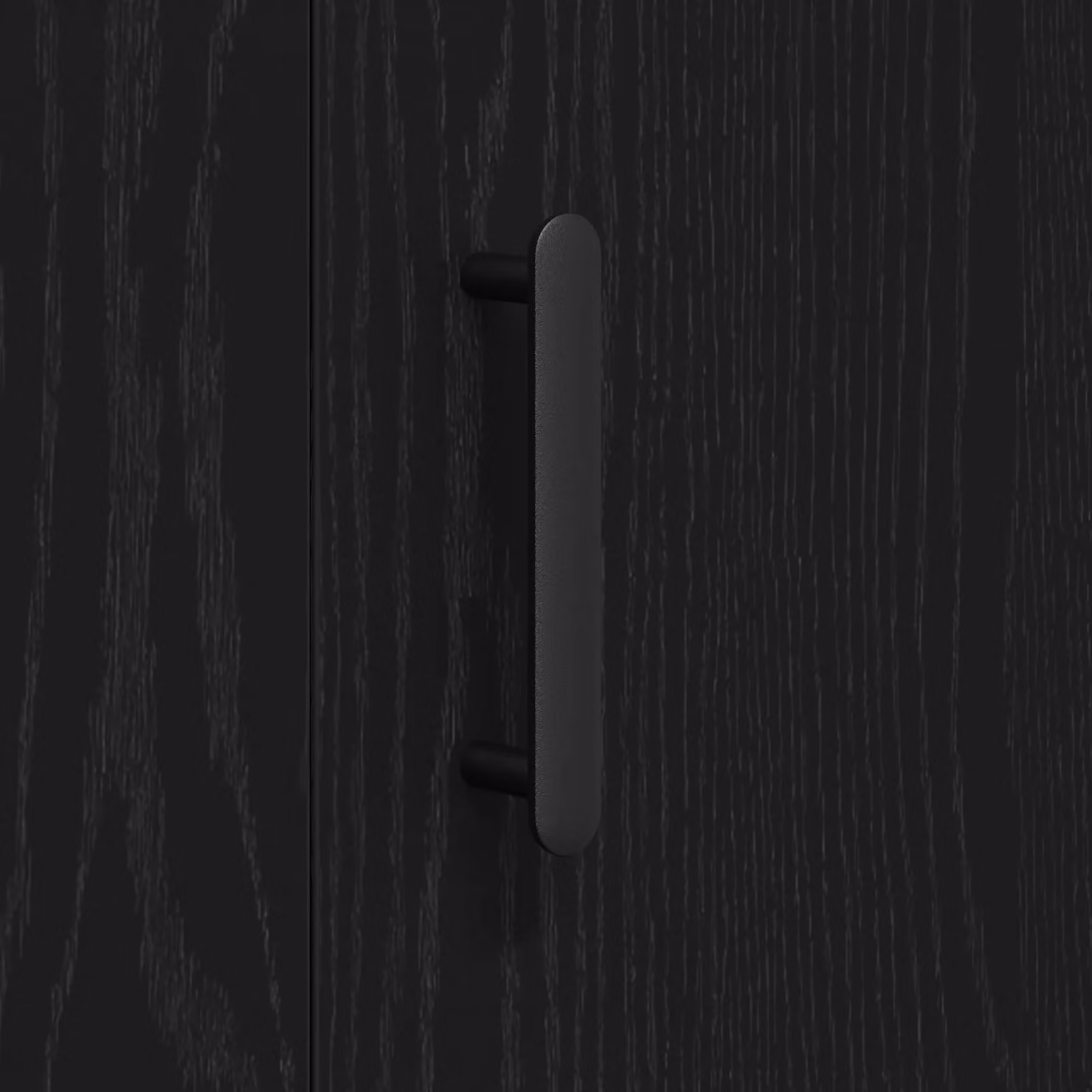 Berkfield Home Black Oak Sideboard in Black MDF, W/D/H: 90 x 34 x 80 cm – 5