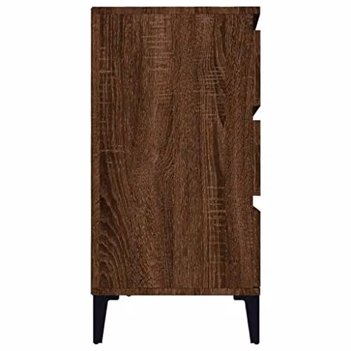 vidaXL Brown Oak Sideboard in Engineered Wood W/D/H: 60 x 35 x 70 cm – 4