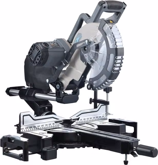 SwitZer 10 inch 1800W Double Bevel Mitre Saw in Grey