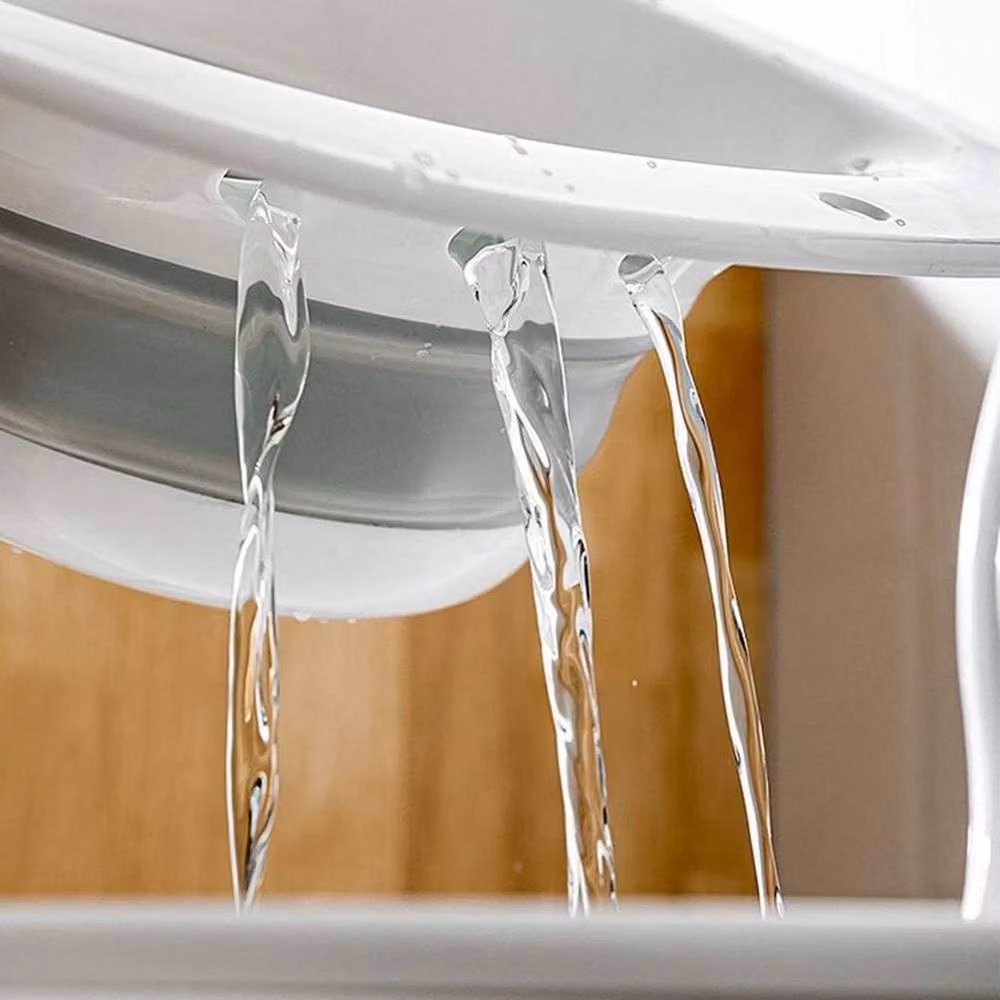 FLAVORA Postpartum Hemorrhoid Healing Foldable Hanging Toilet Sitz Bath, White – 2