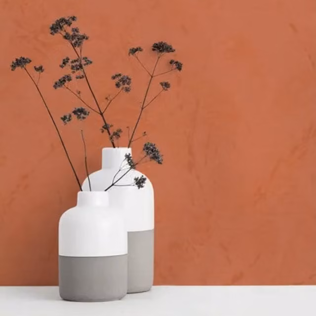Grandeco Modern Abstract Non-Woven Wallpaper in Orange and Gold