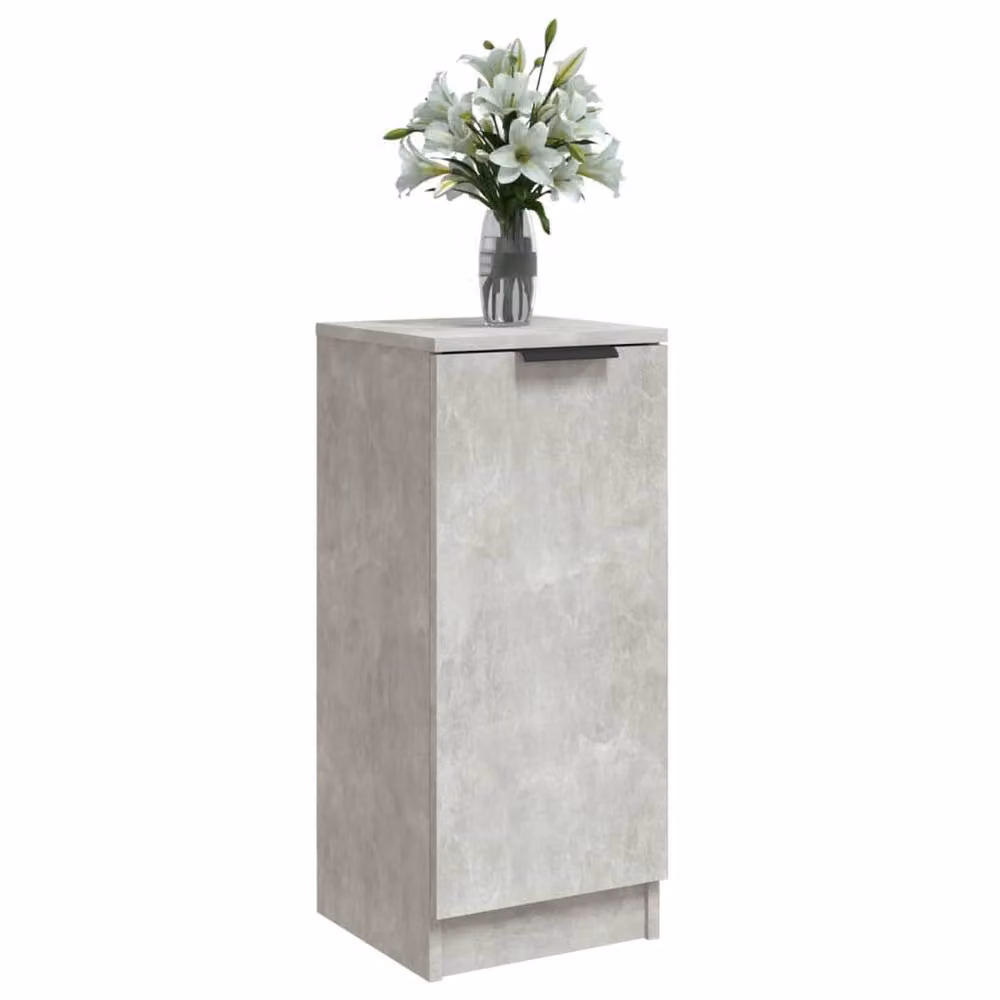 Berkfield Home Sideboard in Concrete Grey, W/D/H: 30 x 30 x 70 cm – 2