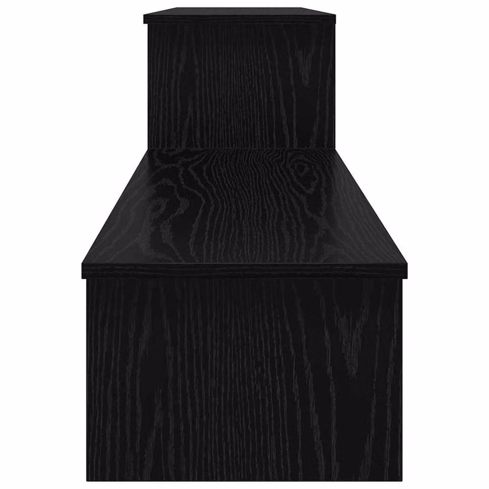 Berkfield Home Modern TV Cabinet in Black Oak, W/D/H: 180 x 30 x 43 cm – 5