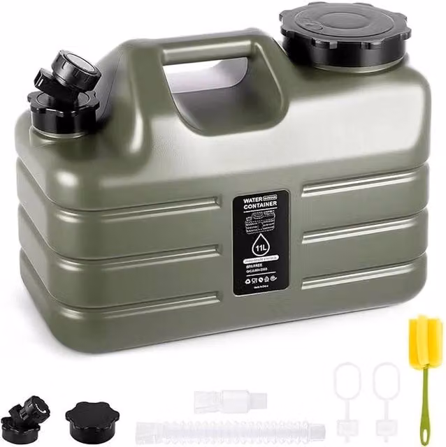 SPETLEK Portable Water Jug with Tap, 11 l, Green – 1