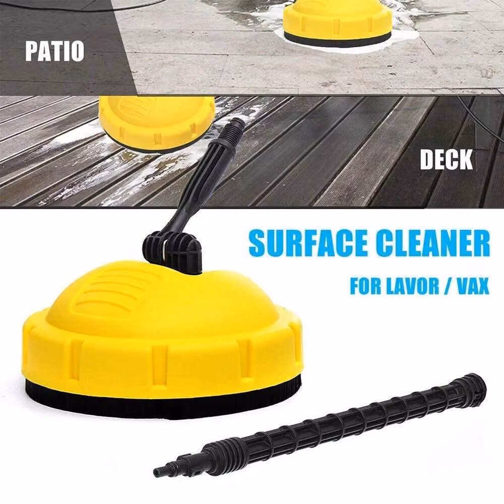 FLAVORA Rotary Surface Patio Cleaner Pressure Washer Attachment, Yellow, W: 100 cm, D: 15 cm – 3