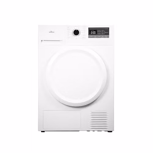 Willow WHD8WH 8kg Freestanding Heat Pump Tumble Dryer in White – 1