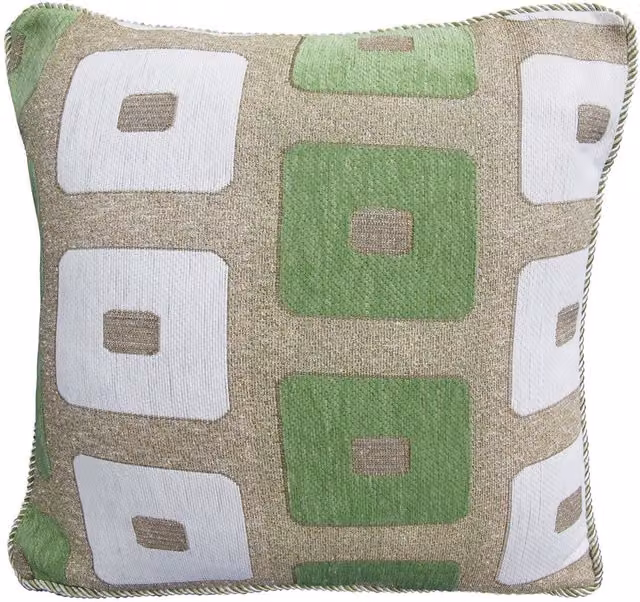 Intimates Green Glitter Square Cushion