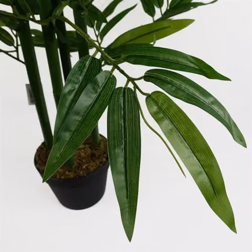 Leaf Design UK Fat Artificial Bamboo Tree in Green, Height: 90 cm – 4