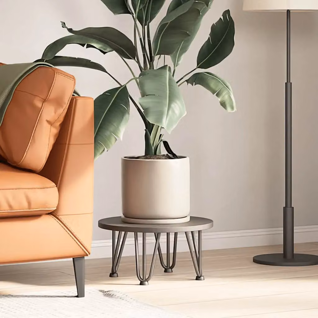 Berkfield Home Hairpin Table Legs, 4 Pieces, Brown Solid Steel, Height: 20 cm – 2
