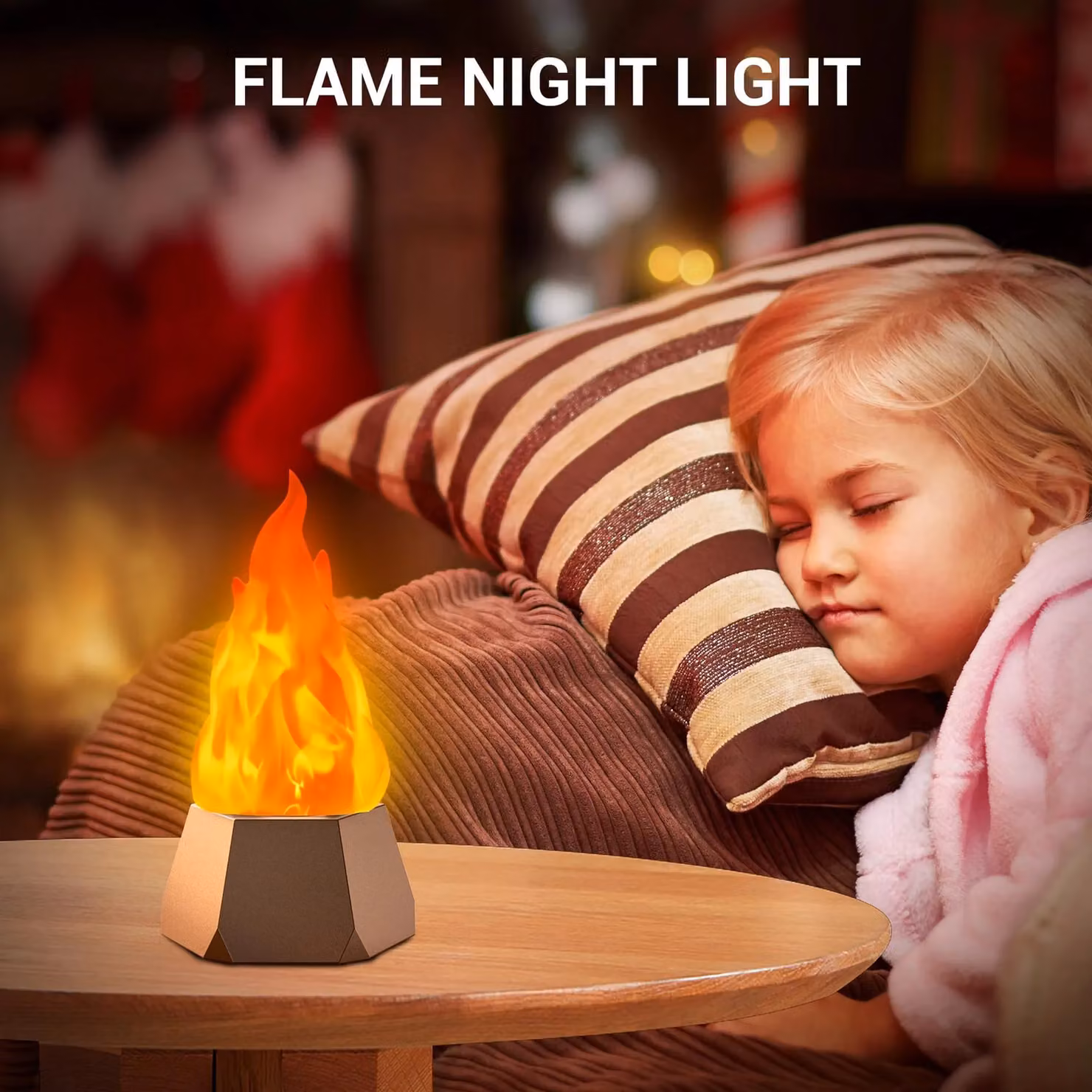 Leaper Pack of 4 Gold LED Outdoor Decorative Flame Effect Camping and Garden Lights – 5