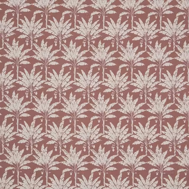 iLiv Palm House Fabric Woodrose in Pink and Red