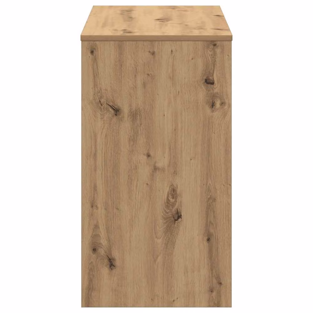 Berkfield Home Artisan Oak Computer Desk in Brown, W/D/H: 90 x 40 x 72 cm – 4