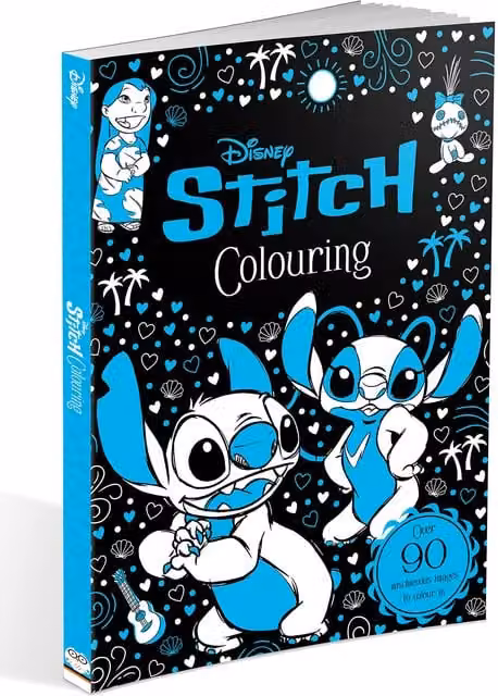 Walt Disney Stitch Colouring Book, Multicolour Paper Paperback – 1