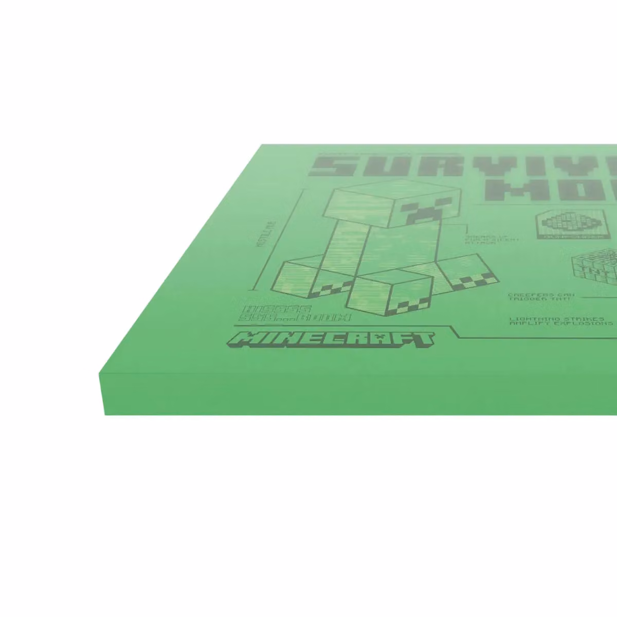 Minecraft Creeper Canvas Wall Print in Green – 2