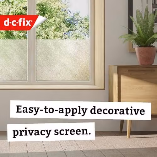 d-c-fix Privacy Window Film Milky White, W: 90 cm, L: 150 cm – 2