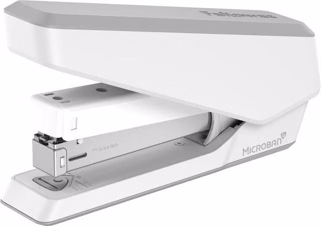 Fellowes White Desktop Full Strip Stapler with 25 Sheet Capacity
