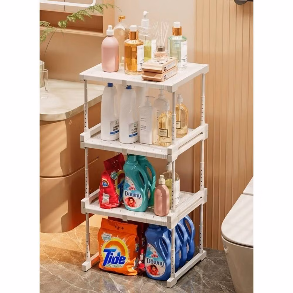 Kelvenix Adjustable Expandable Closet Organizer Shelf Insert in White – 3
