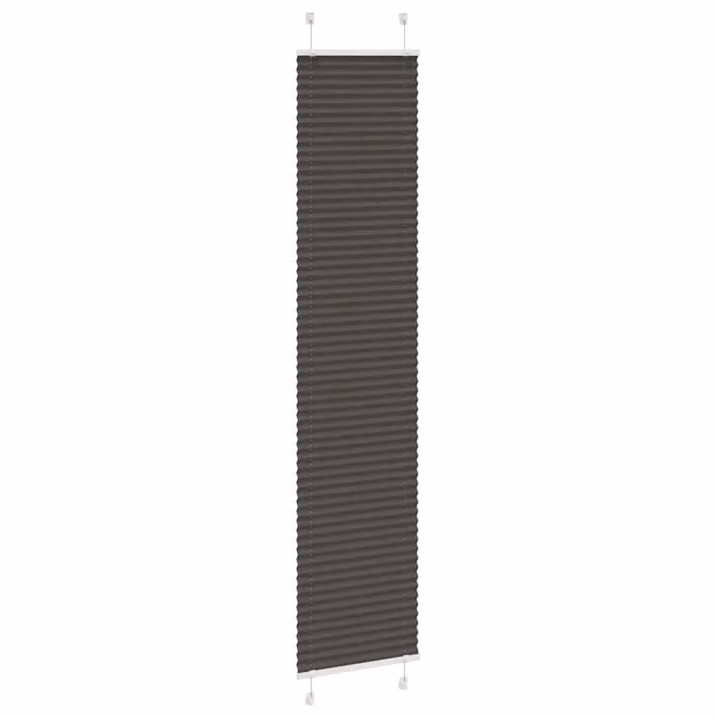 Berkfield Home Black Single Pleat Fabric Blind, W: 40 cm, H: 200 cm – 3