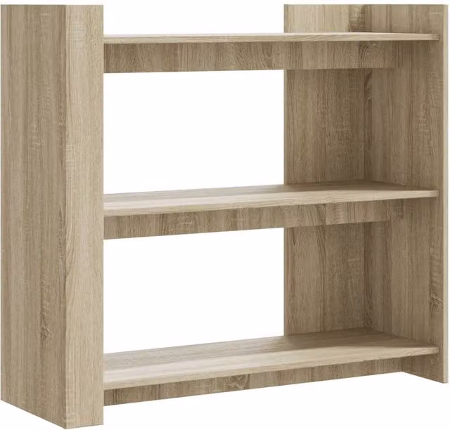 Berkfield Home Sonoma Oak Console Table in Light Brown, W/D/H: 100 x 35 x 90 cm