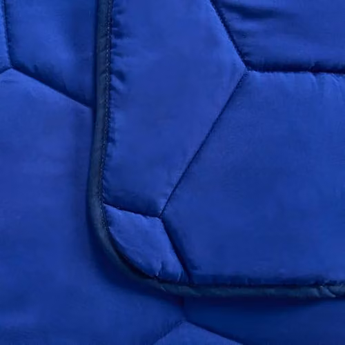 OHS Blue Coverless Honeycomb Quilted Single Duvet and Pillowcase Set, 7.5 Tog, W/D/H: 135 x 200 cm – 4