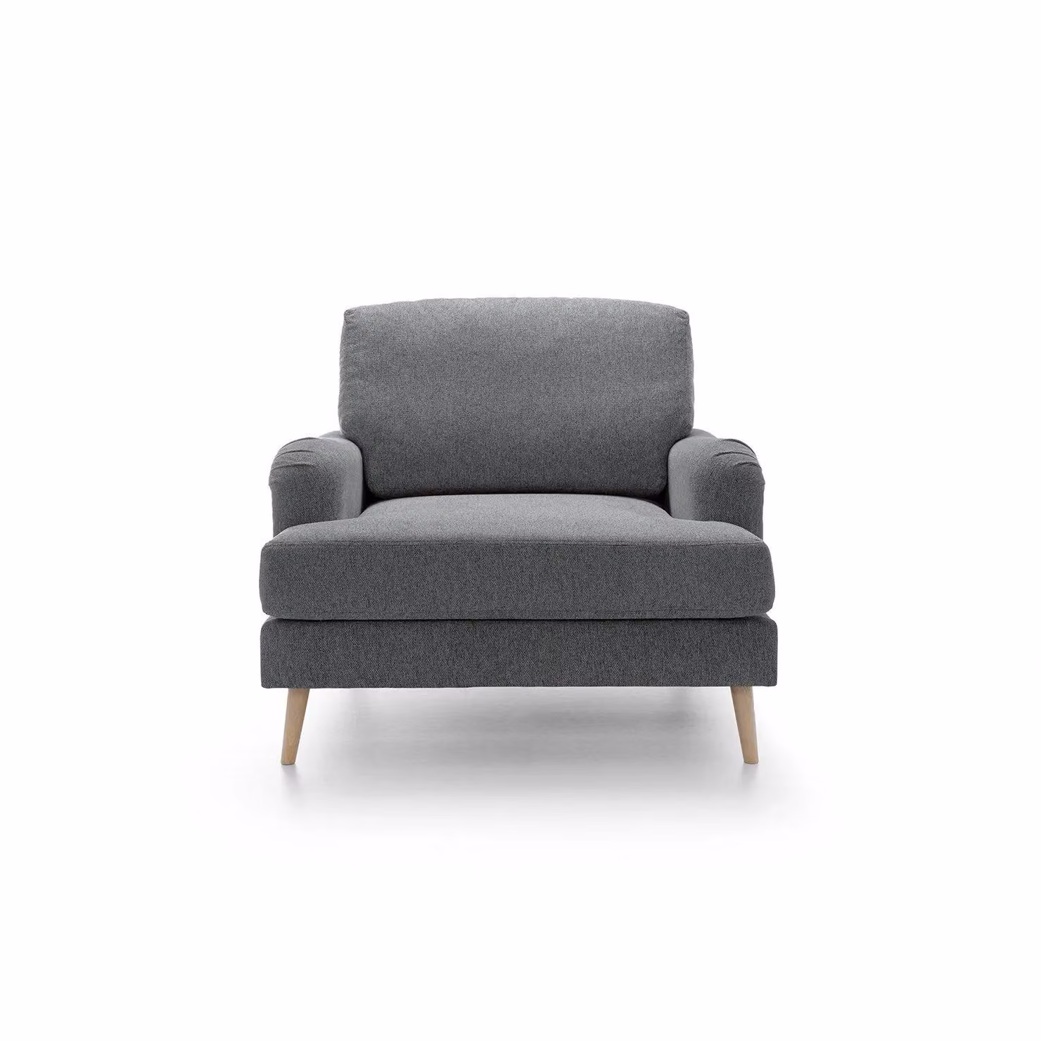 Abakus Direct Harper Armchair in Grey Fabric – 2