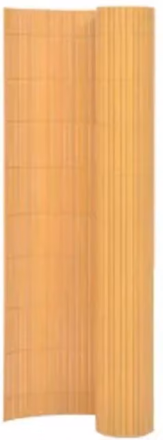 Berkfield Home Double-Sided Garden Fence, Yellow, H: 110 cm, W: 500 cm