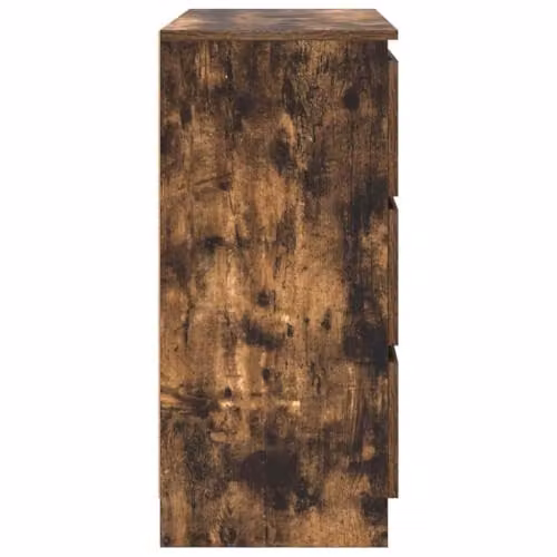vidaXL Sideboard in Smoked Oak, Brown Engineered Wood, W/D/H: 80 x 35 x 76 cm – 5