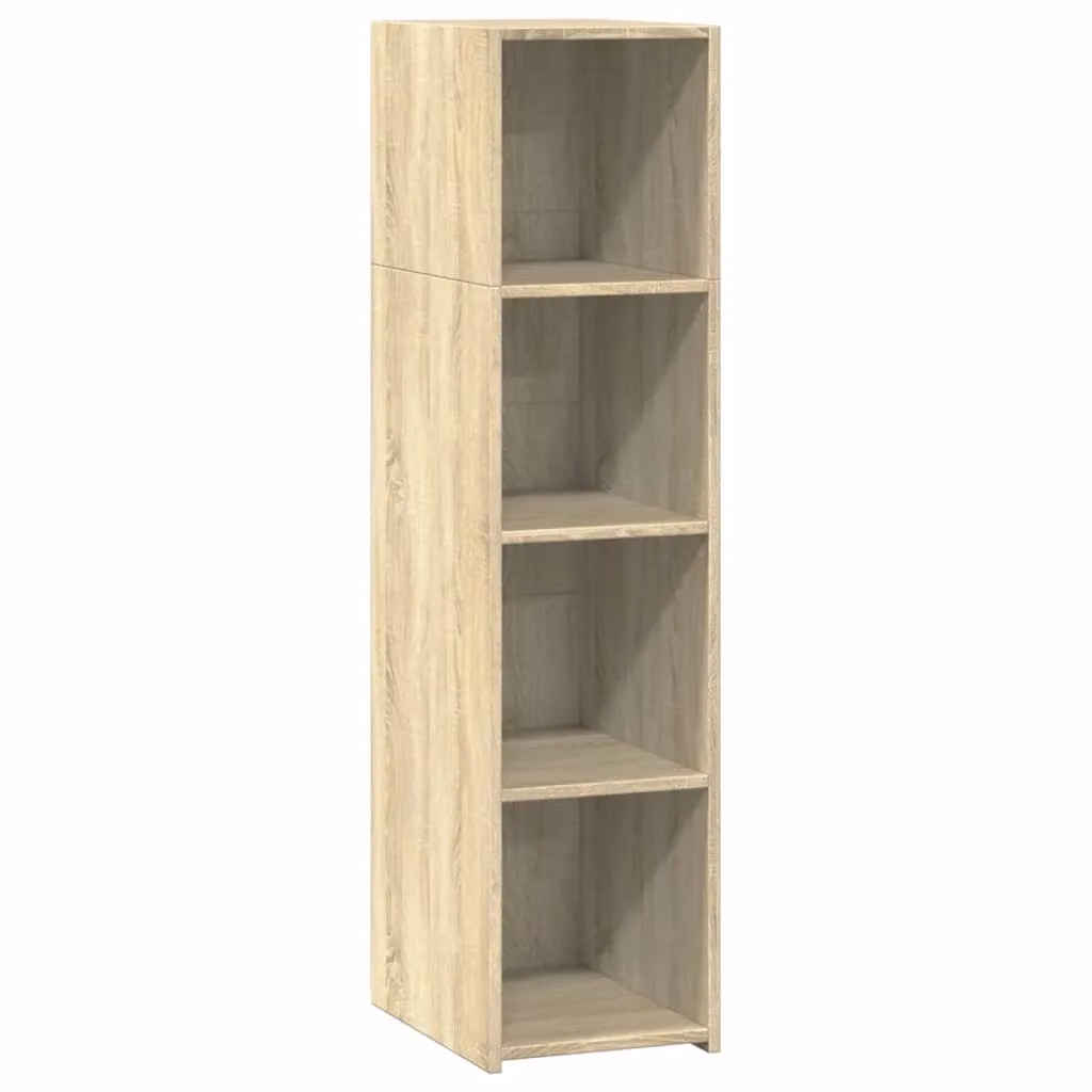 Berkfield Home Sonoma Oak Highboard in Brown, W/D/H: 30 x 41 x 124 cm – 2