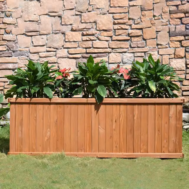 BillyOh Iris Fir Wooden Planter Tub in Brown
