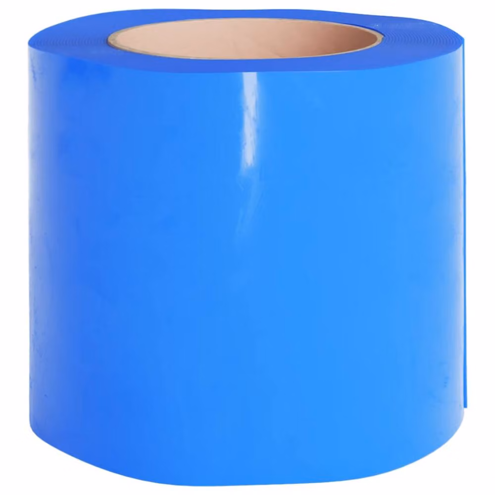 Berkfield Home Blue PVC Door Curtain Strips, Thermal Insulating and Sound Dampening, 50 m (Width: 200 mm, Thickness: 1.6 mm) – 2