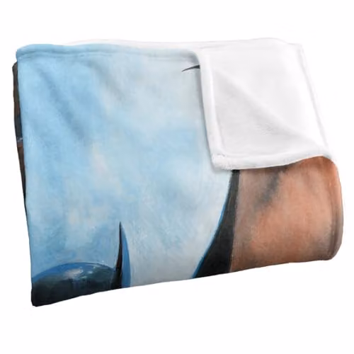 Warner Bros. Batman Blue Silky Touch Super Soft Fleece Throw Blanket W: 91 cm, L: 147 cm – 2