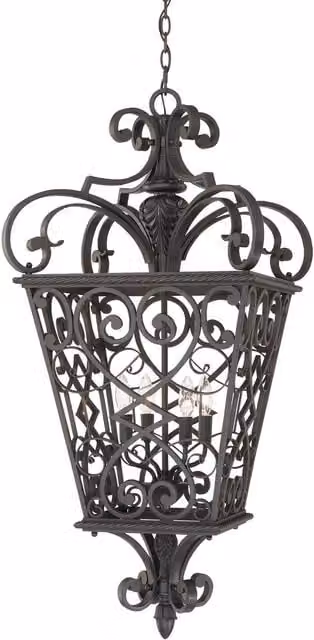 Loops Marcado Black Metal Suspended Ceiling Pendant Light Fitting with E14 60W LED Bulb Compatibility
