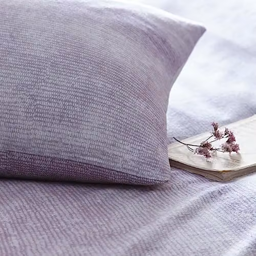 Appletree Mauve Gradient Stripe Duvet Cover and Pillowcase Set in Purple and Pink, 100% Brushed Cotton, W/D/H: 140 x 200 cm – 3