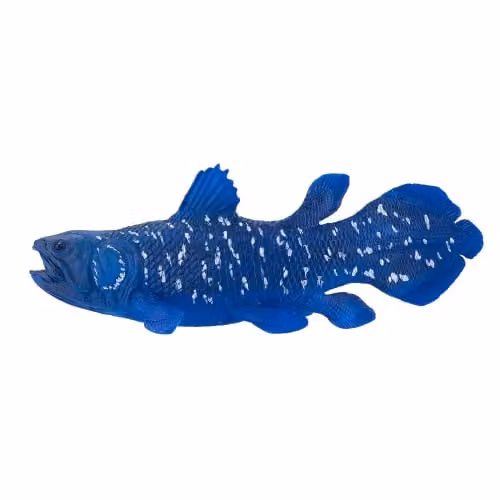 MOJO Sealife Collection Blue Coelacanth Collectable Ocean Animal Toy Figure