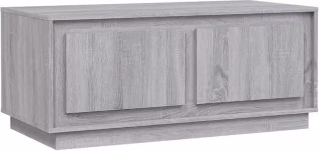Berkfield Home Grey Sonoma Coffee Table, W: 102 cm, D: 50 cm, H: 44 cm