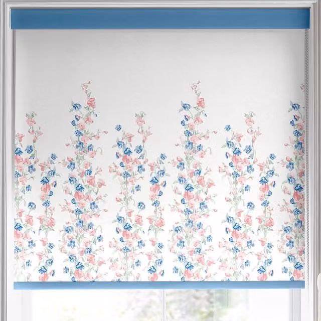 Laura Ashley Charlotte Pink Floral Made to Measure Blackout Roller Blind