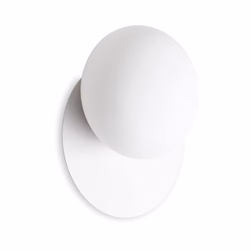 Netlighting NINFEA Round Flush Wall Lamp White