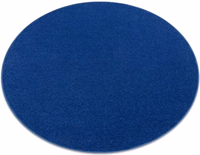 RugsX Eton Round Blue Polypropylene Rug, Diameter: 200 cm