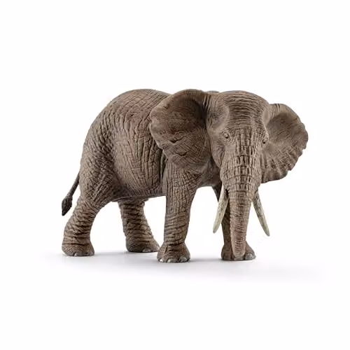 Schleich Wild Life Female African Elephant Figure in Grey