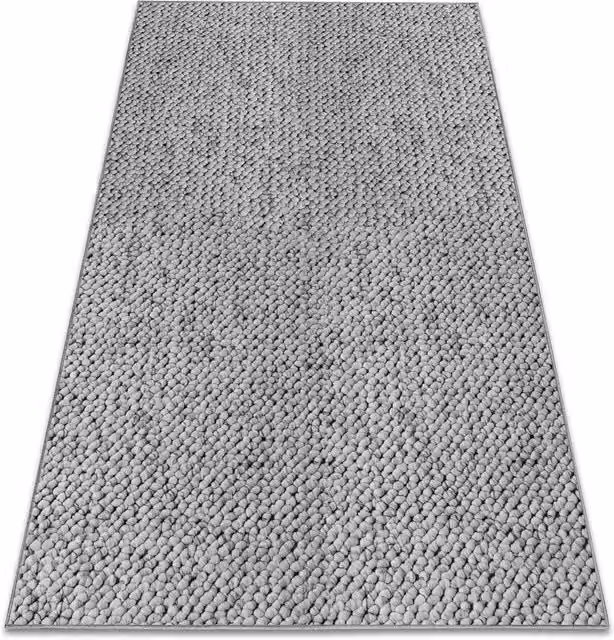 RugsX Casablanca Wall-To-Wall Rug in Grey, W: 200 cm, L: 500 cm